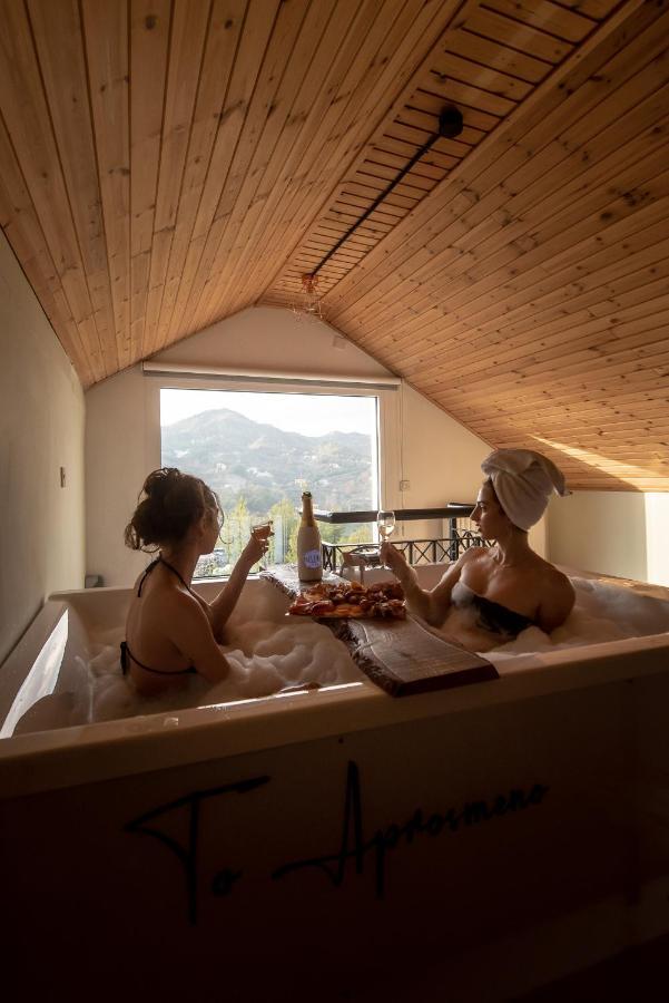 阿格罗斯Aprosmeno Jacuzzi House 2公寓 外观 照片
