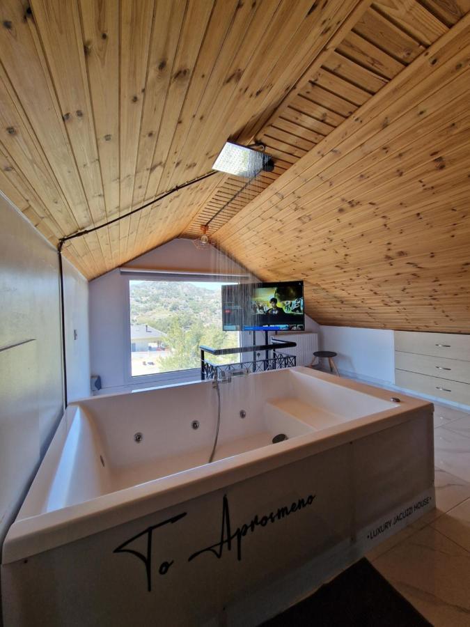 阿格罗斯Aprosmeno Jacuzzi House 2公寓 外观 照片